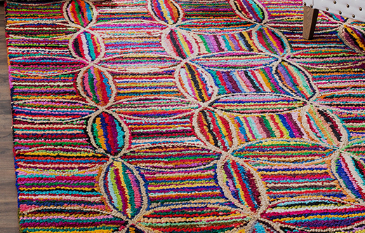 Raysil Yarn in Carpets